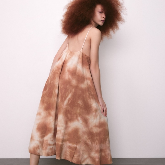 TIE DYE MIDI DRESS - Picture 3 of 8